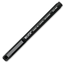 Blick Studio Pigment Liner - Black 005 - cap on