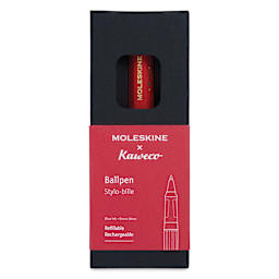 Moleskine Kaweco Ballpoint Pen - Red front of packaging