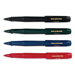 Moleskine Kaweco Ballpoint Pens with caps off