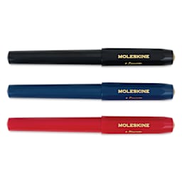 Moleskine Kaweco Rollerball Pens with caps on