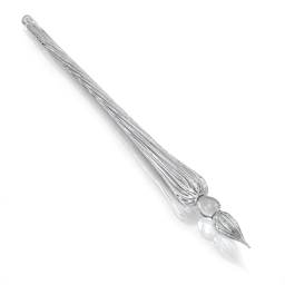 Herbin Round Glass Dip Pen - Transparent out of gift box