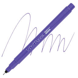 Marvy Uchida LePen Pigment Pen - Lavender pen and swatch