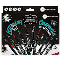 Manuscript Lettering Kit front of packaging