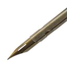 Manuscript Decorative Quill Dip Pen, close-up of the top of the Drawing nib and accommodation tip