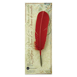 Manuscript Quill Dip Pen - Red, front of the packaging