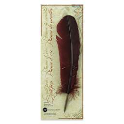 Manuscript Quill Dip Pen - Burgundy, front of the packaging