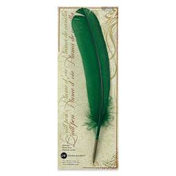 Manuscript Quill Dip Pen - Green, front of the packaging