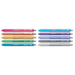 Paper Mate Inkjoy Retractable Metallic Gel Pens - Assorted Colors, Set of 10, tip retracted