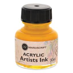Manuscript Acrylic Artist's Ink - Brilliant Yellow, 30 ml