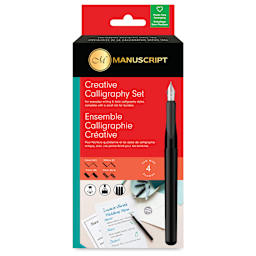 Manuscript Calligraphy Fountain Pen - Creative Set, front of the packaging