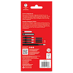 Manuscript Calligraphy Fountain Pen - Creative Set, back of the packaging
