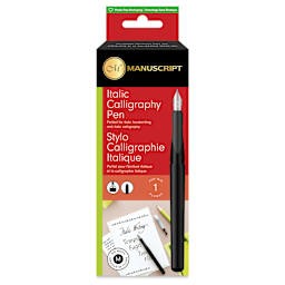 Manuscript Calligraphy Fountain Pen - Italic Set, front of the packaging