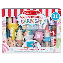 Melissa & Doug Ice Cream Shop Chalk Play Set (In packaging)