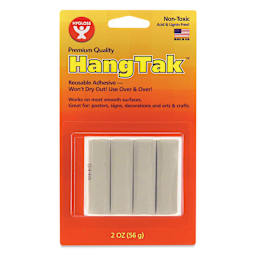 Hygloss HangTak Removable Adhesive Putty - 2 oz front of packaging