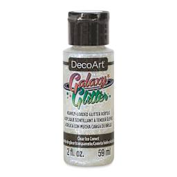 DecoArt Galaxy Glitter Paint - Clear Ice Comet, 2 oz