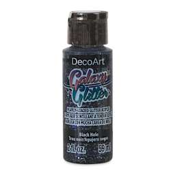 DecoArt Galaxy Glitter Paint - Black Hole, 2 oz