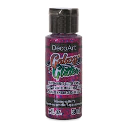 DecoArt Galaxy Glitter Paint - Supernova Berry, 2 oz