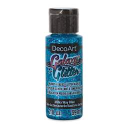 DecoArt Galaxy Glitter Paint - Milky Way Blue, 2 oz