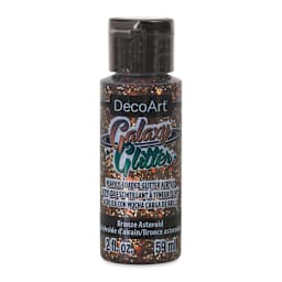 DecoArt Galaxy Glitter Paint - Bronze Asteroid, 2 oz