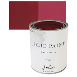 Jolie Matte Finish Paint - Rouge, Quart and swatch