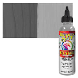 Unicorn Spit Gel Stain and Glaze - Weathered Daydream, 4 oz - Bottle and Swatch