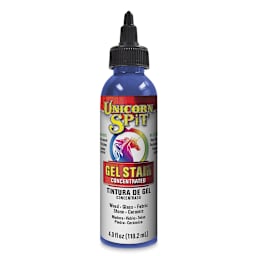 Unicorn Spit Gel Stain and Glaze - Blue Thunder, 4 oz, Bottle