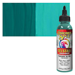 Unicorn Spit Gel Stain and Glaze - Navajo Jewel, 4 oz - Bottle and Swatch