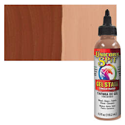 Unicorn Spit Gel Stain and Glaze - Squirrel, 4 oz - Bottle and Swatch