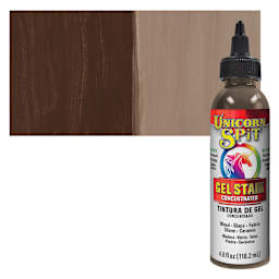 Unicorn Spit Gel Stain and Glaze - Rustic Reality, 4 oz - Bottle and Swatch