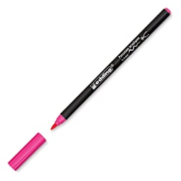 Edding 4200 Series Porcelain Brush Pen - Pink (Cap off)