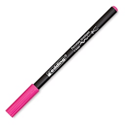 Edding 4200 Series Porcelain Brush Pen - Pink (Cap on)