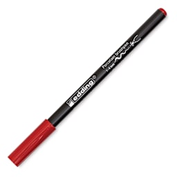Edding 4200 Series Porcelain Brush Pen - Carmine Red (Cap on)