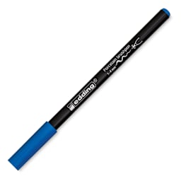 Edding 4200 Series Porcelain Brush Pen - Light Blue (Cap on)