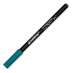 Edding 4200 Series Porcelain Brush Pen - Turquoise (Cap on)