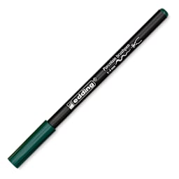 Edding 4200 Series Porcelain Brush Pen - Green (Cap on)