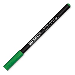 Edding 4200 Series Porcelain Brush Pen - Light Green (Cap on)