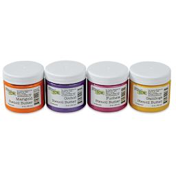 Stencil Butter Acrylic Paints - Mardi Gras, 2 oz, Pkg of 4 (Out of package)