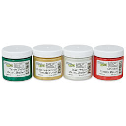 Stencil Butter Acrylic Paints - Holiday, 2 oz, Pkg of 4 (Out of package)