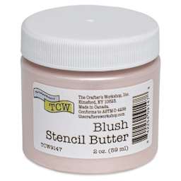 Stencil Butter Acrylic Paint - Blush, 2 oz, Jar