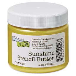 Stencil Butter Acrylic Paint - Sunshine, 2 oz