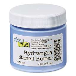Stencil Butter Acrylic Paint - Hydrangea, 2 oz, Jar