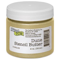 Stencil Butter Acrylic Paint - Dune, 2 oz, Jar