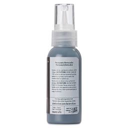 Gallery Glass Paint - Jet Black, 2 oz (Back of bottle)