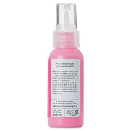 Gallery Glass Paint - Magenta Rose, 2 oz (Back of bottle)