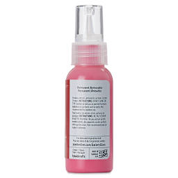 Gallery Glass Paint - Real Red, 2 oz (Back of bottle)