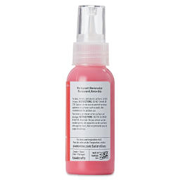 Gallery Glass Paint - Ruby Red, 2 oz (Back of bottle)