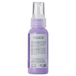 Gallery Glass Paint - Amethyst, 2 oz (Back of bottle)