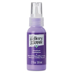 Gallery Glass Paint - Amethyst, 2 oz (Front of bottle)