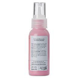 Gallery Glass Paint - Rosy Pink, 2 oz (Back of bottle)