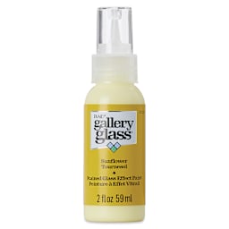 Gallery Glass Paint - Sunflower, 2 oz (Front of bottle)